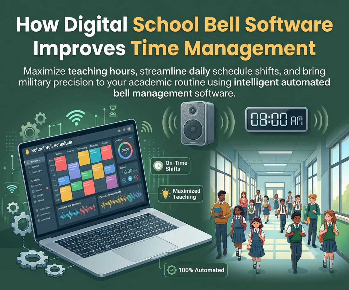 Digital School Bell Software Time Management